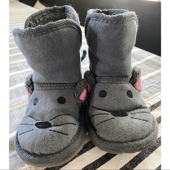 Critter Mouse Winter Boots - Picture 1 of 10